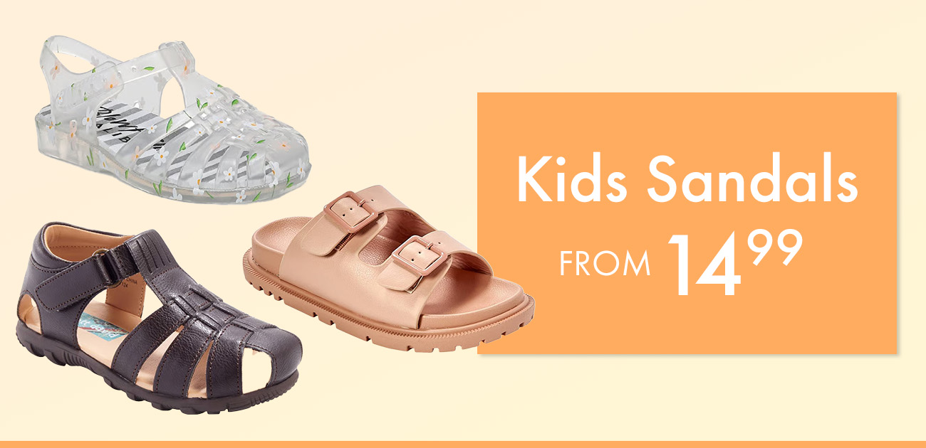 Kids Sandals From $11.99