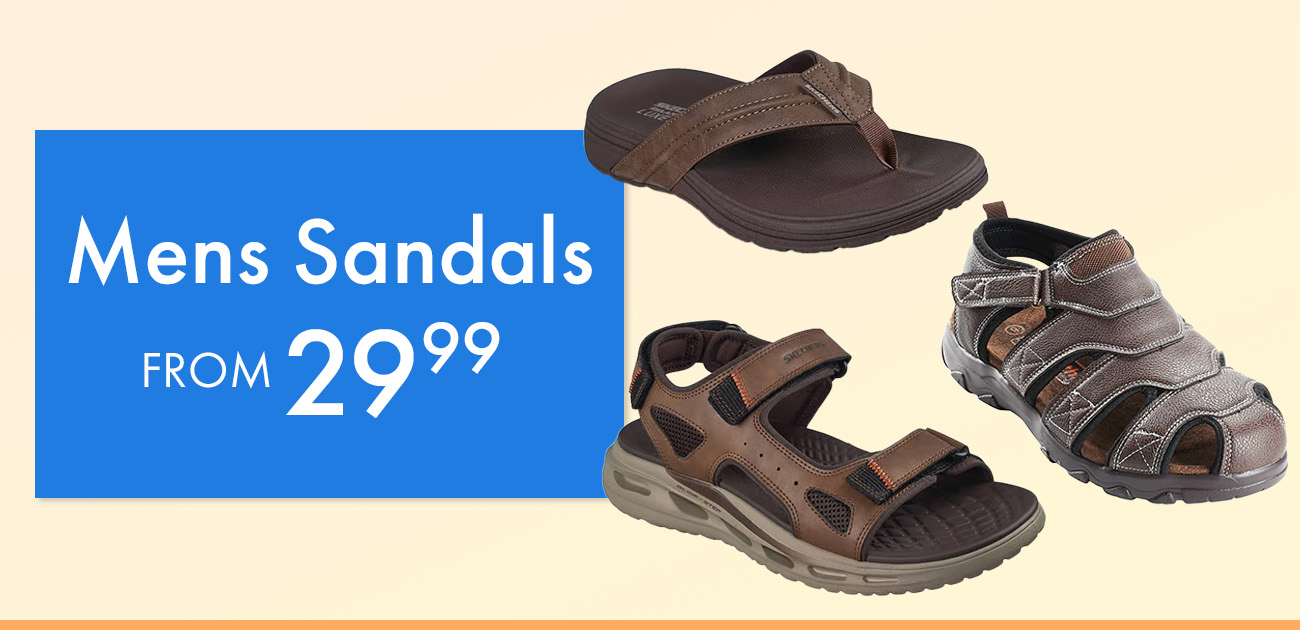 Mens Sandals From $19.99
